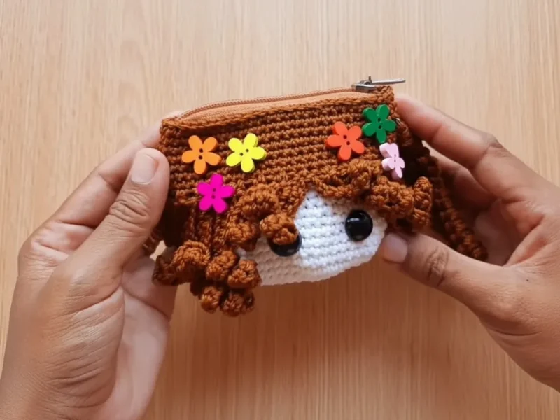 Tiny Crochet Coin Purses That Pack Big Style, crocheted
