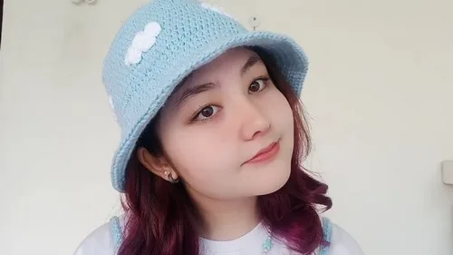 Cloud bucket hat crochet pattern for warmer days