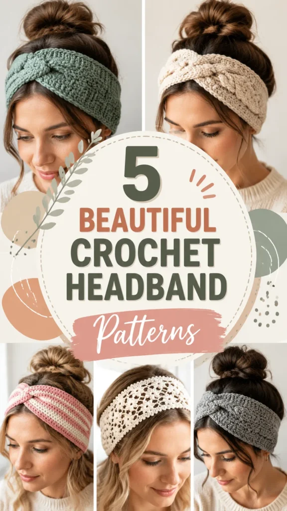 Ridge Twist Crochet Headband Pattern: Cozy Autumn Accessory
