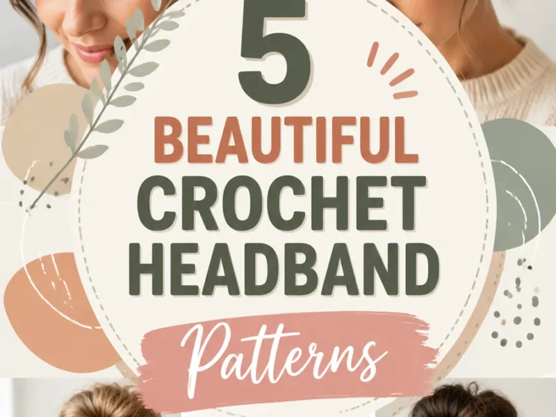 Ridge Twist Crochet Headband Pattern: Cozy Autumn Accessory