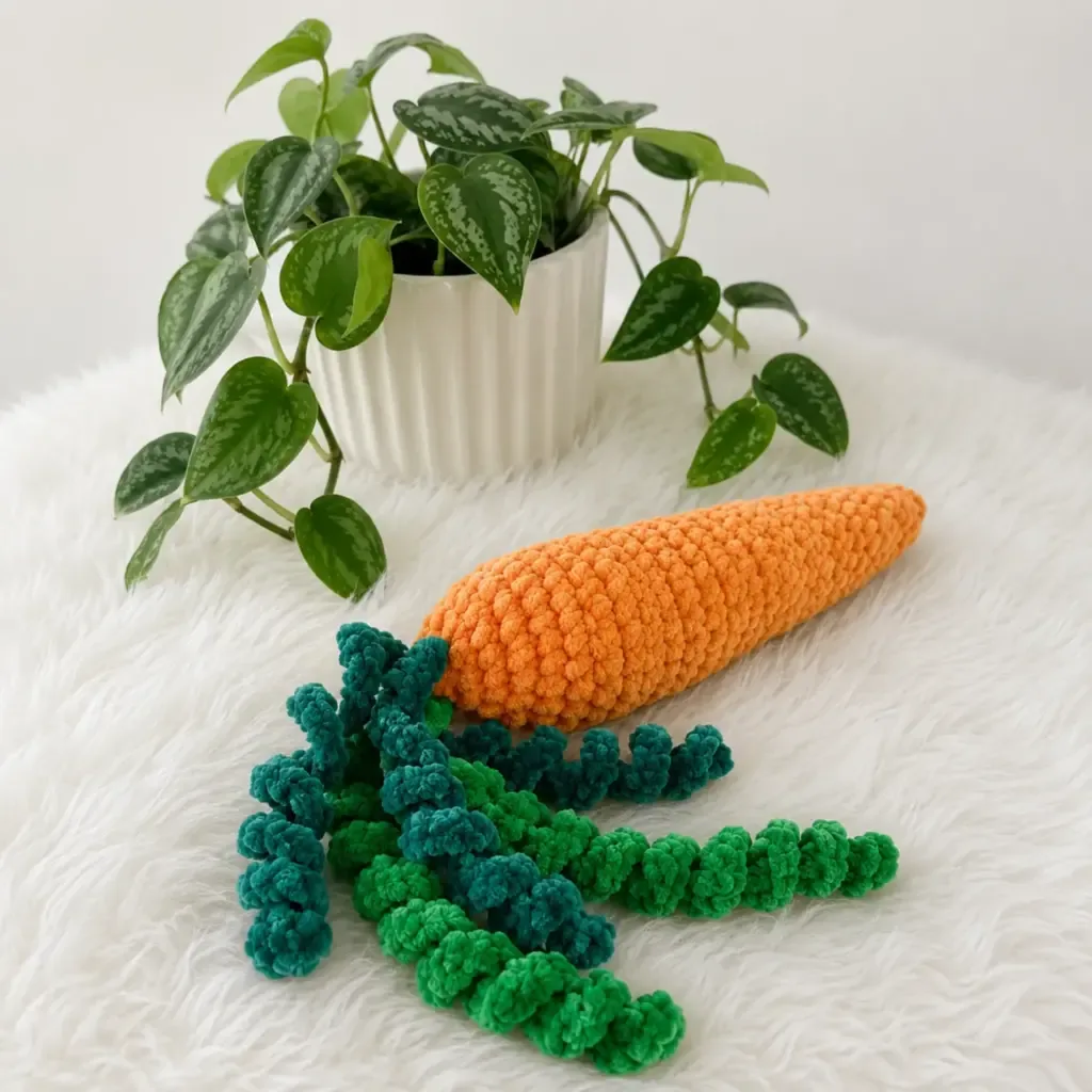 Crochet Carrot Pencil Case Pattern (Free & Playful)