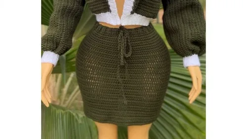 Crochet Circle Skirt Pattern Worked in Simple Rounds