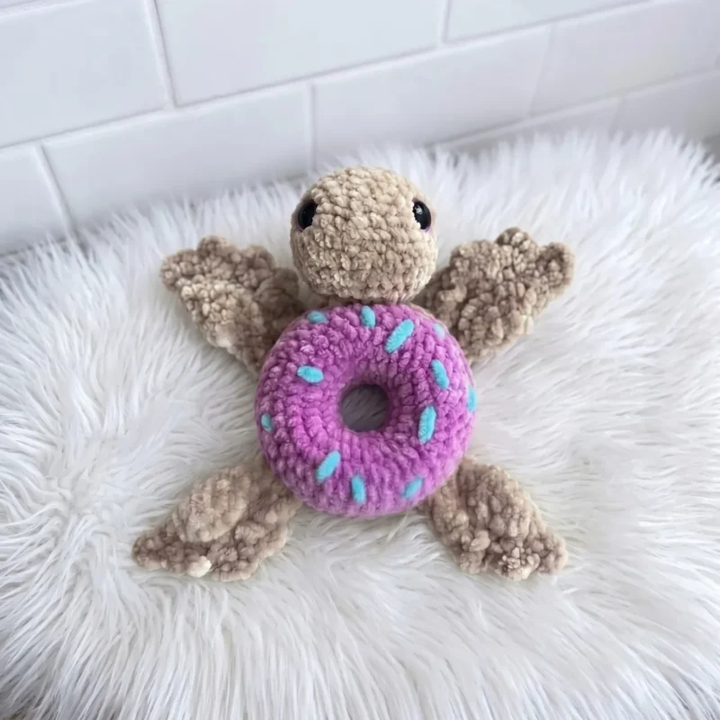 Crochet donut turtle amigurumi pattern — photo 2
