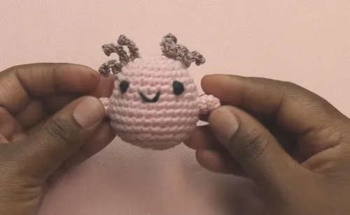 Crochet Mini Axolotl Amigurumi Pattern That'll Melt Hearts