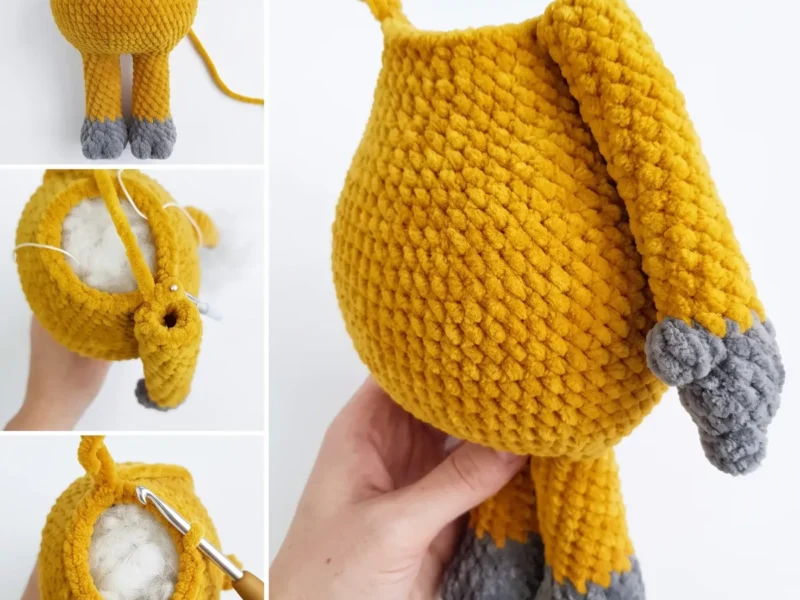 Crochet Overalls Cow Amigurumi Pattern: Farmhouse Cutie