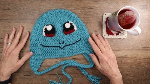 Adorable Crochet Squirtle Hat Pattern for Pokémon Fans