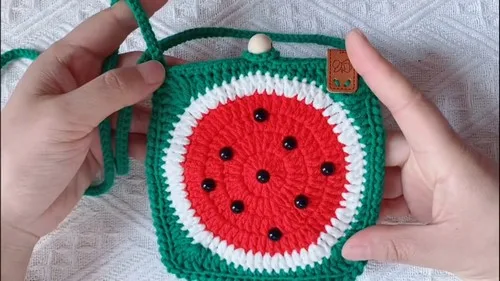 Crochet Watermelon Bag: Step-by-Step Guide for Beginners