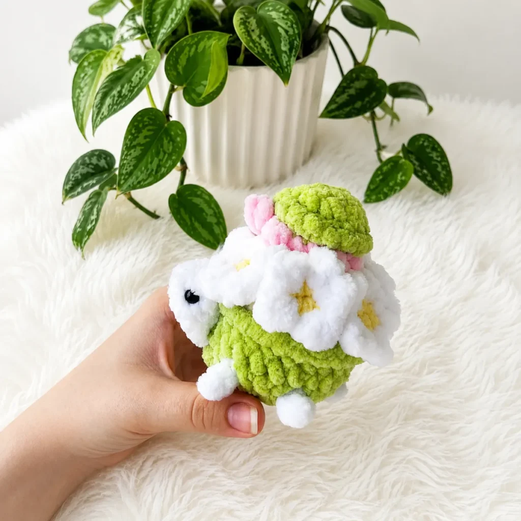 Mama Turtle & Baby Amigurumi Crochet Pattern