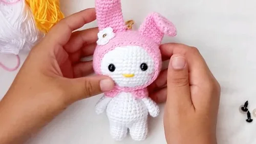 Free My Melody Amigurumi Crochet Pattern