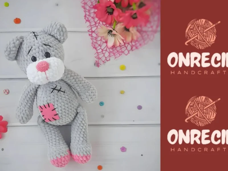 Small crochet teddy bear pattern with safety eyes