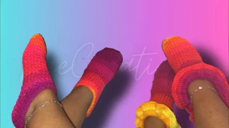 Simple crochet ankle socks for cozy evenings — photo 3